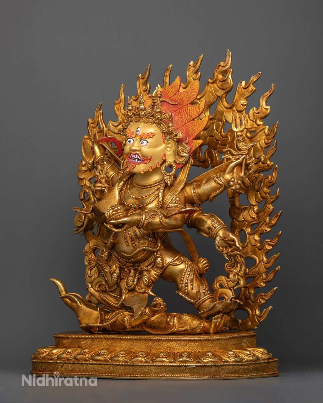 Six-Armed Mahakala: Guardian of Wisdom and Protector of Devotees