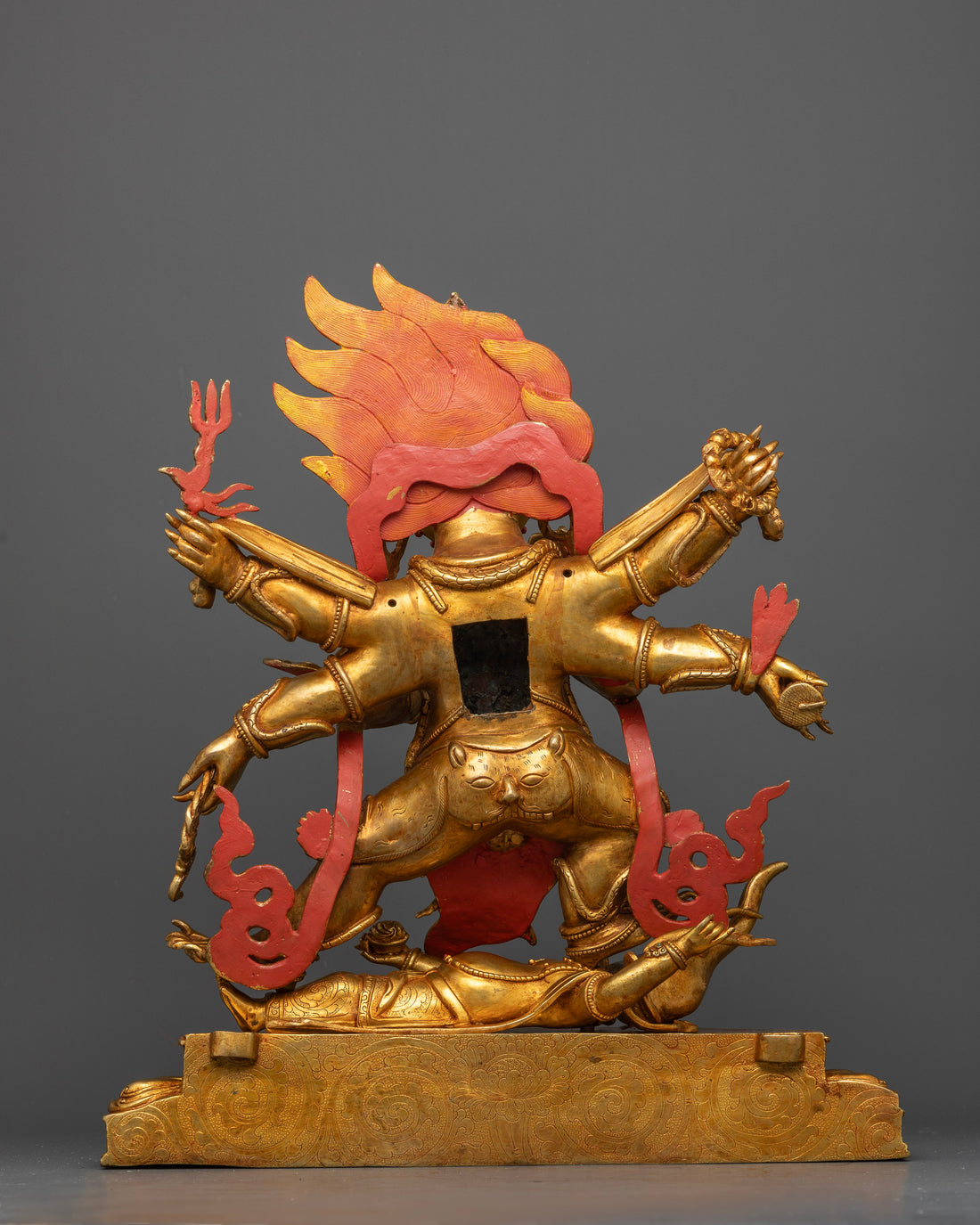 Six-Armed Mahakala: Guardian of Wisdom and Protector of Devotees