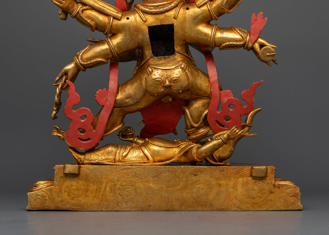 Six-Armed Mahakala: Guardian of Wisdom and Protector of Devotees