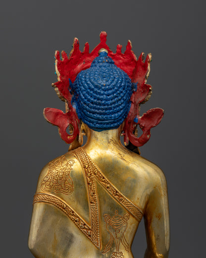 Crowned Buddha Sakyamuni: The Regal Sage of Enlightenment
