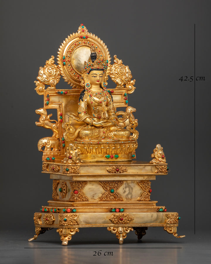 Amitayus Buddha: Eternal Radiance on the Golden Seat