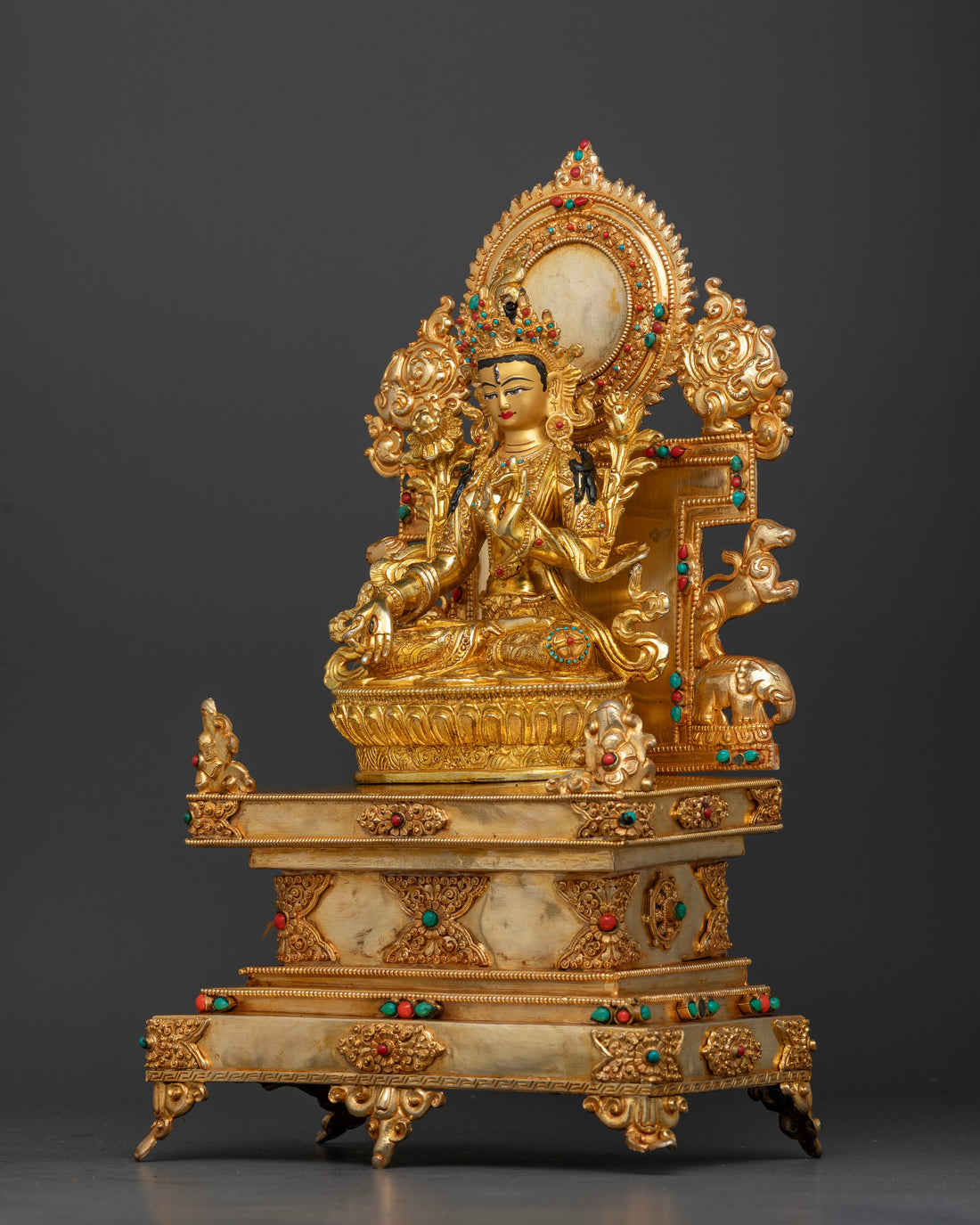 White Tara Enthroned