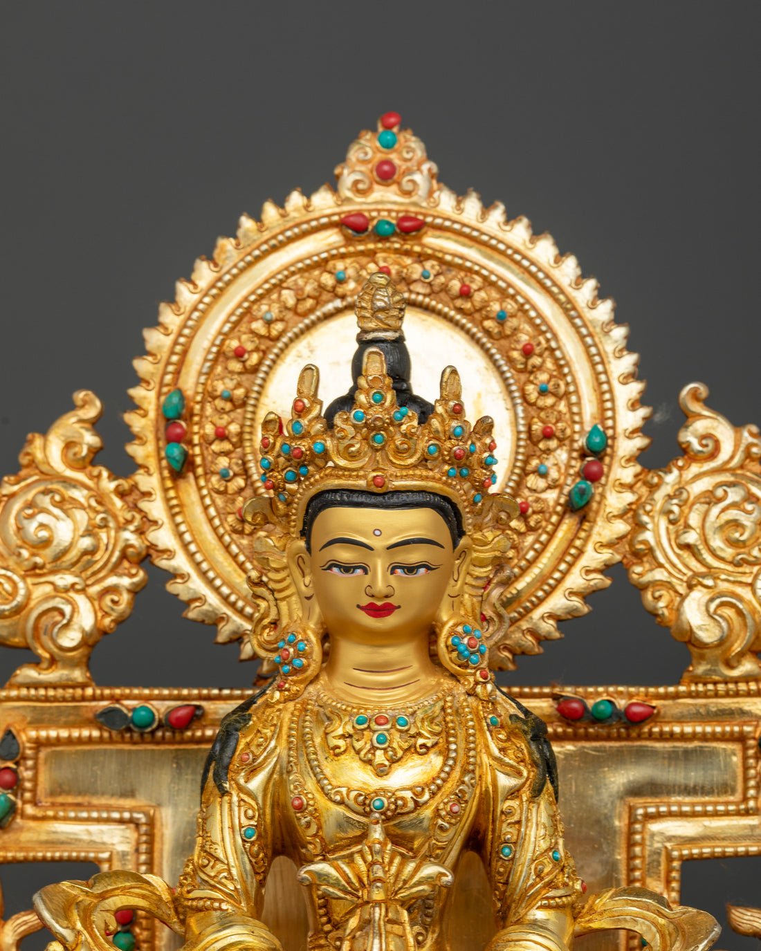 Amitayus on the Lotus Throne: The Buddha of Infinite Life and Boundless Light