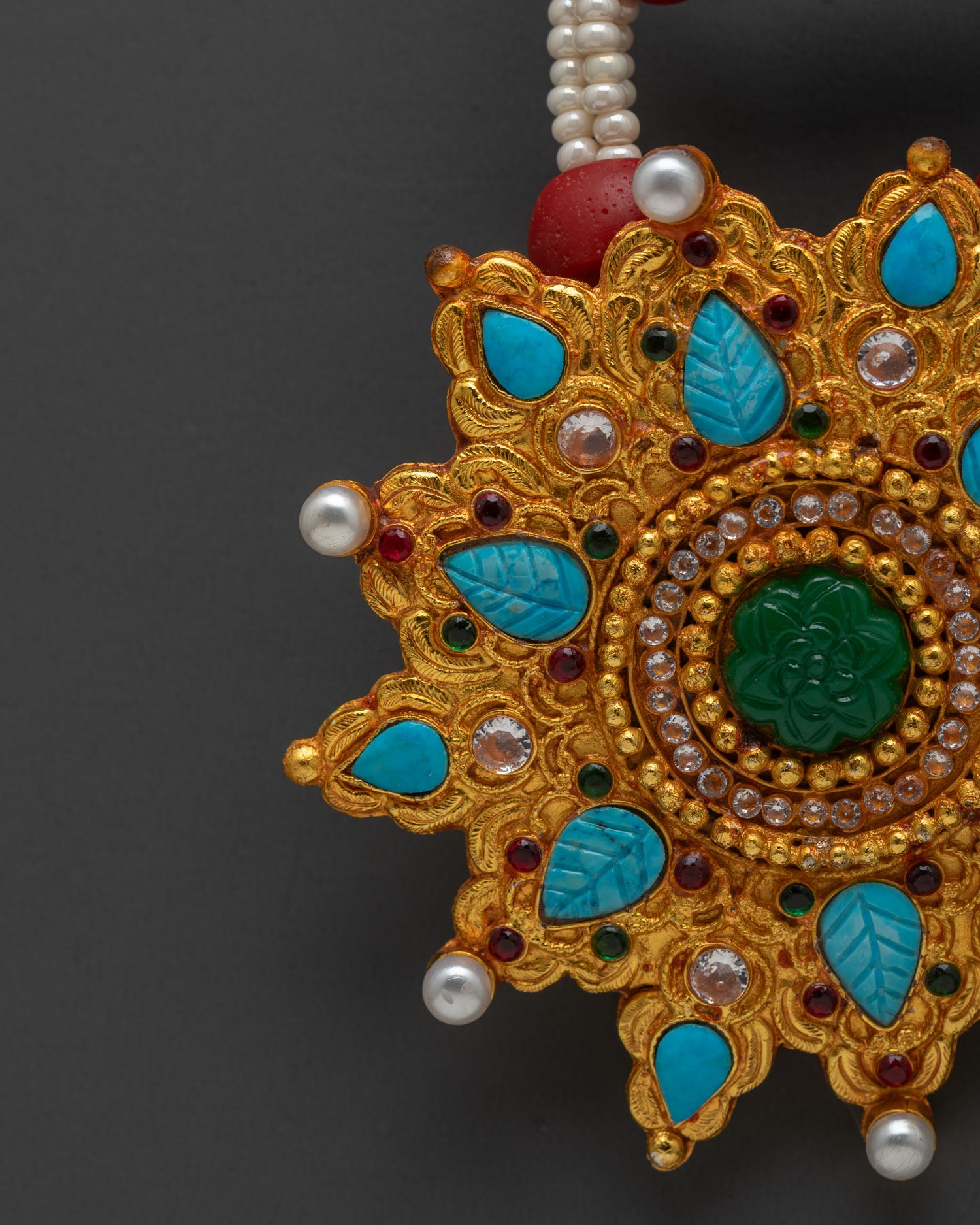 Handmade Tibetan Ghau Mala Necklace from Nepal