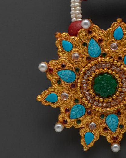 Handmade Tibetan Ghau Mala Necklace from Nepal