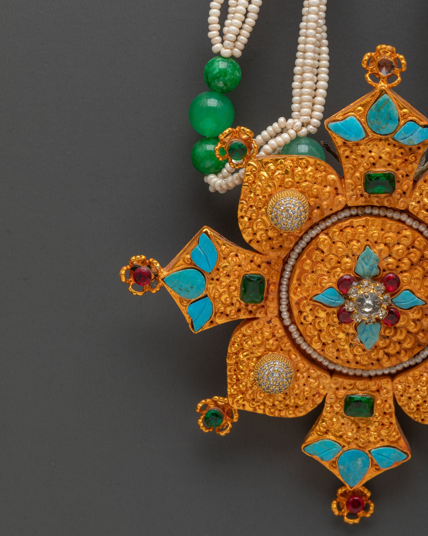 Tibetan Ghau Mala Locket - Sacred Buddhist Necklace