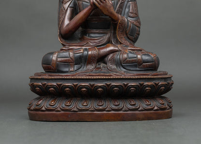 Karmapa Statue | Spiritual Guru Sculpture for Home Decor