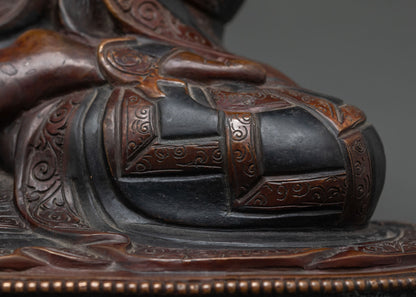Karmapa Statue | Spiritual Guru Sculpture for Home Decor