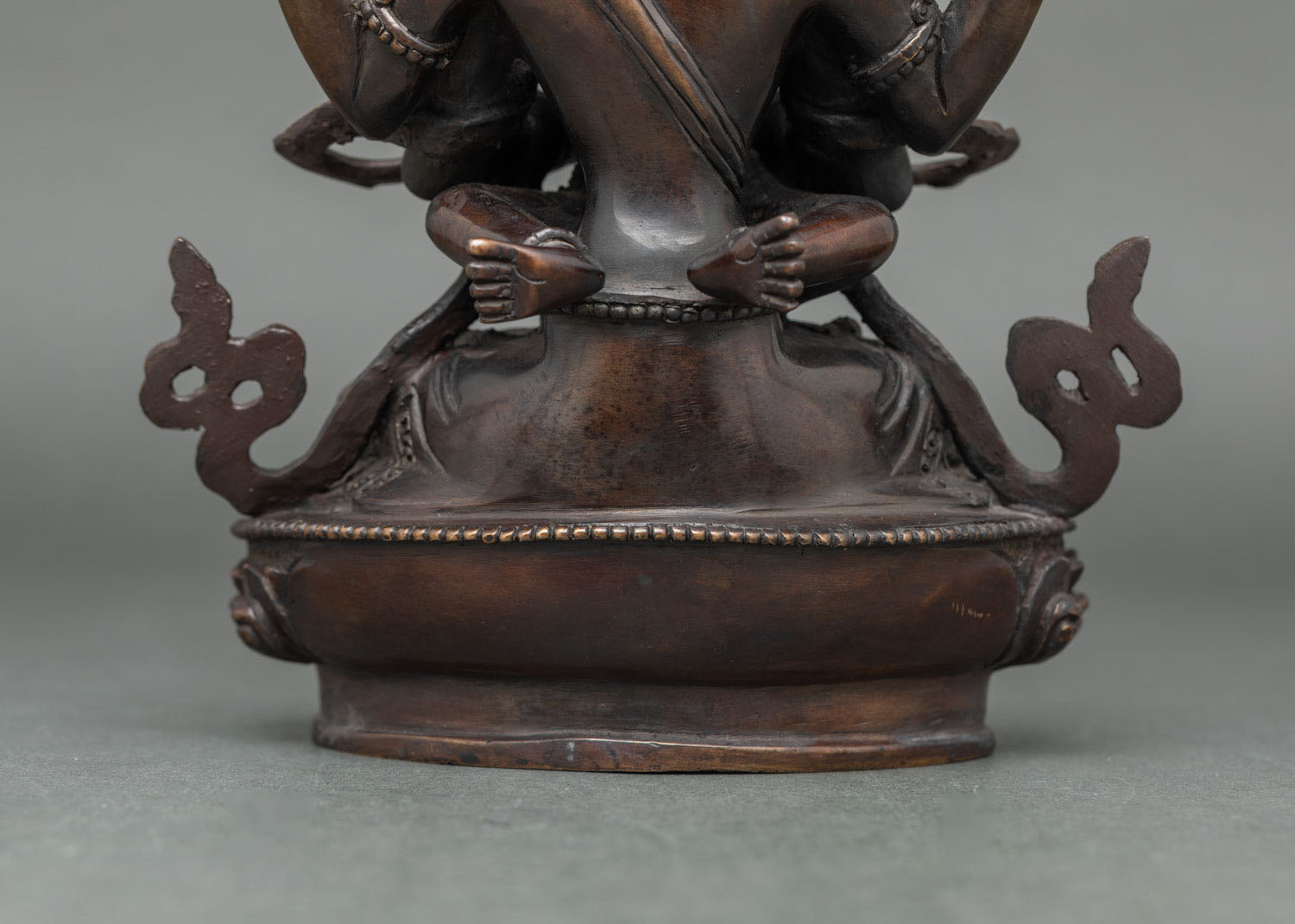 Chenrezig Consort Statue | Buddhist Oxidized Copper Sculpture