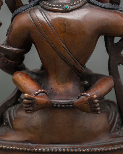 Manjushri with Consort Statue - Sacred Union of Transcendent Wisdom