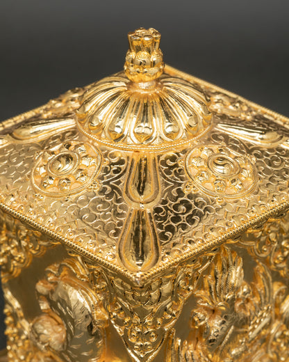 Tibetan Treasure Box | Spiritual Storage for Ornaments and Jewelry