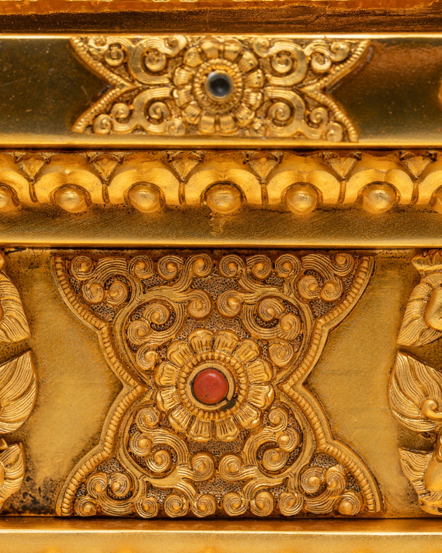 Copper Tibetan Stupa | Buddhist Shrine From Nepal