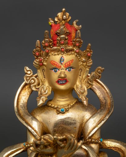 Chakrasamvara Statue | Tantra deity in Tibetan Buddhism