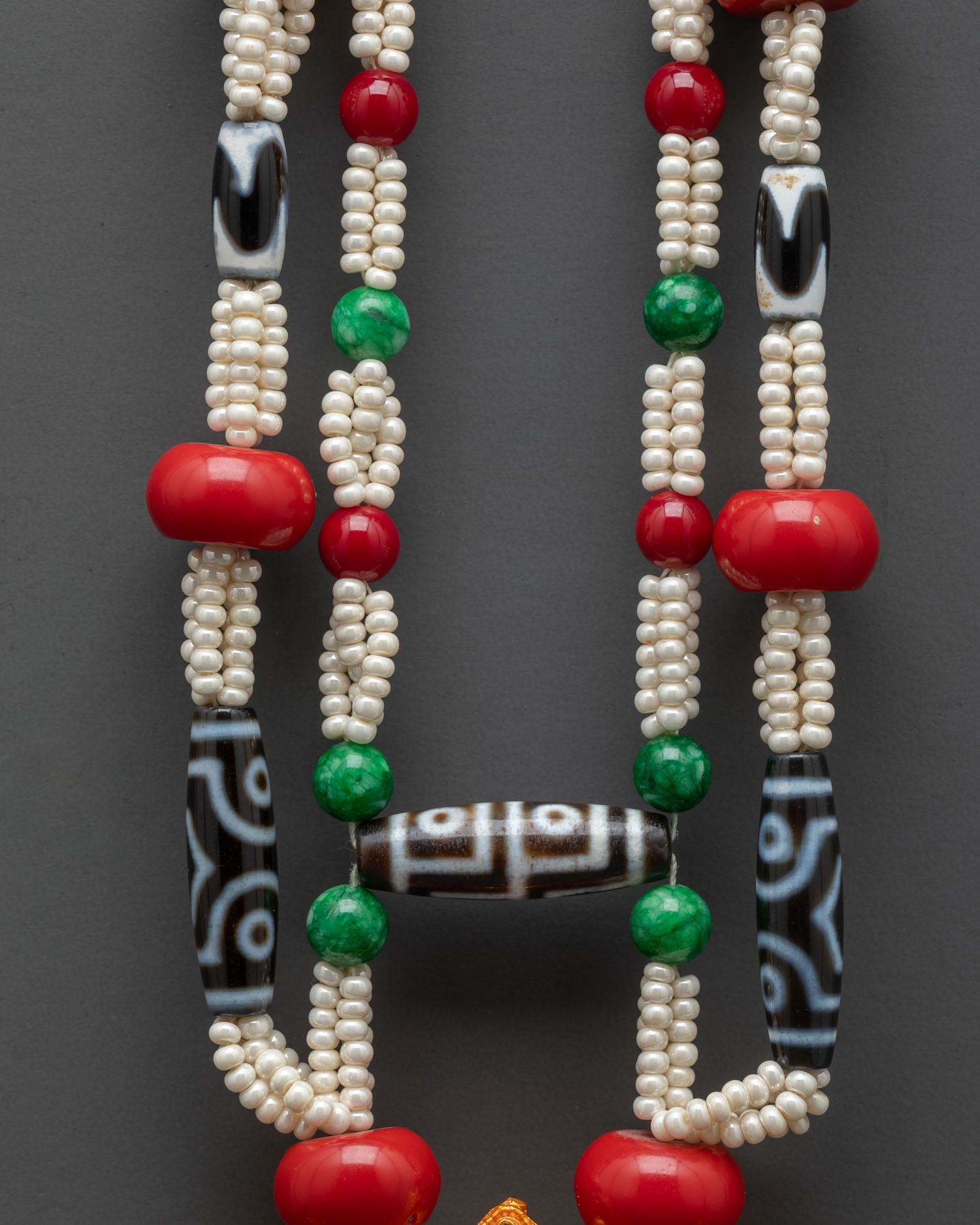 Handmade Ghau Mala - Spiritual Amulet Necklace