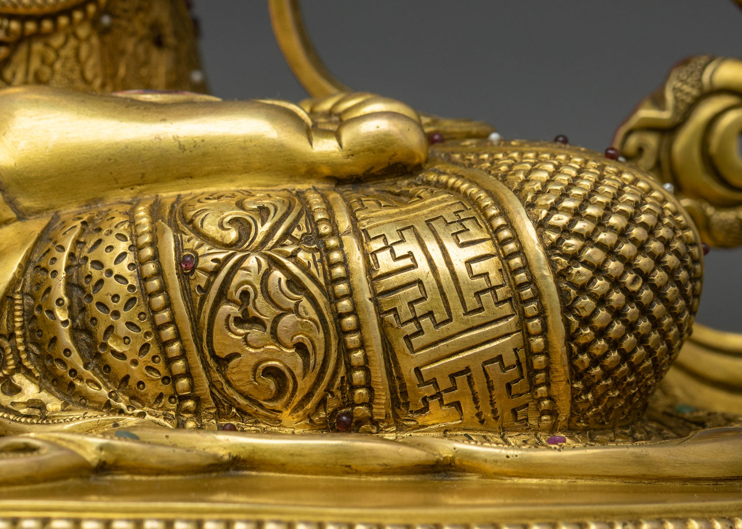 White Tara Statue | 24K Gold Fire-Gilded Sculpture from Nepal