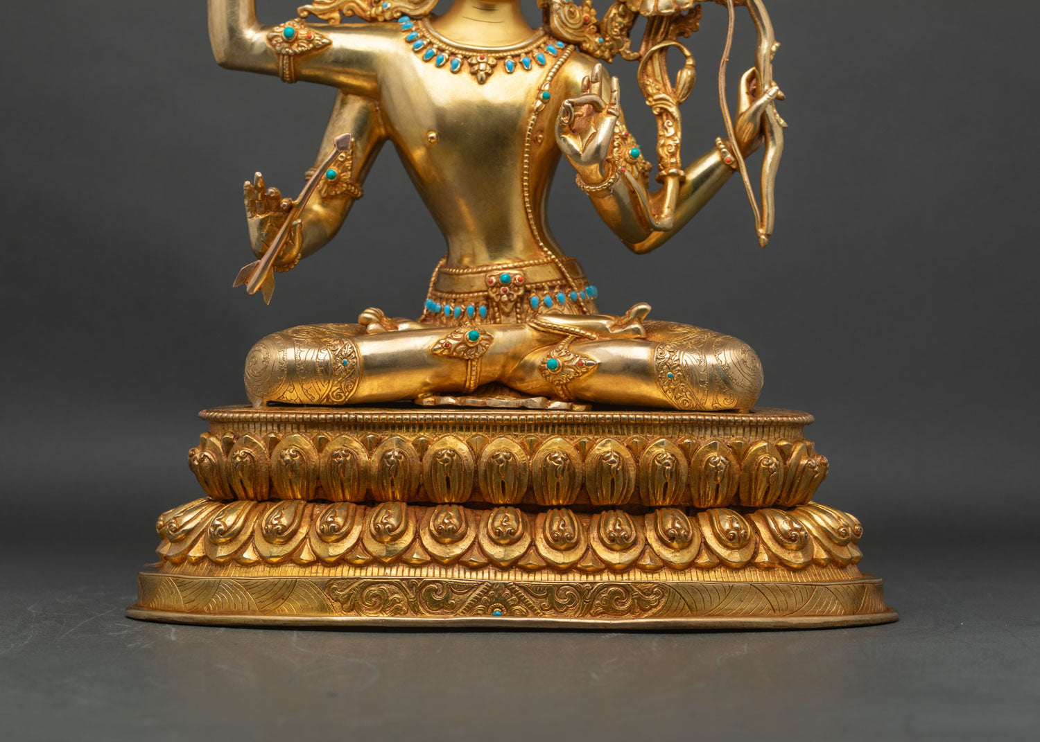Maha Manjushri Statue | Handmade Bodhisattva Idol From Nepal