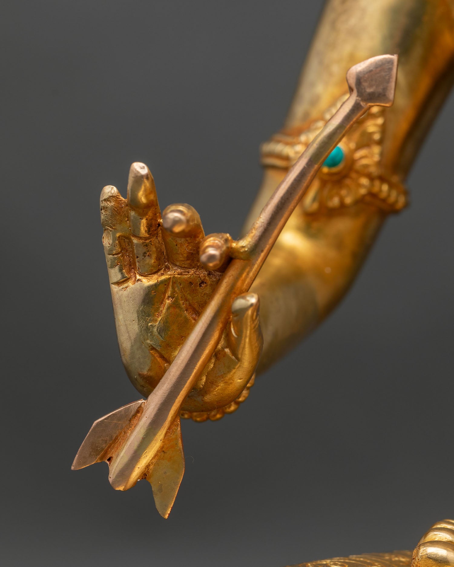 Maha Manjushri Statue | Handmade Bodhisattva Idol From Nepal