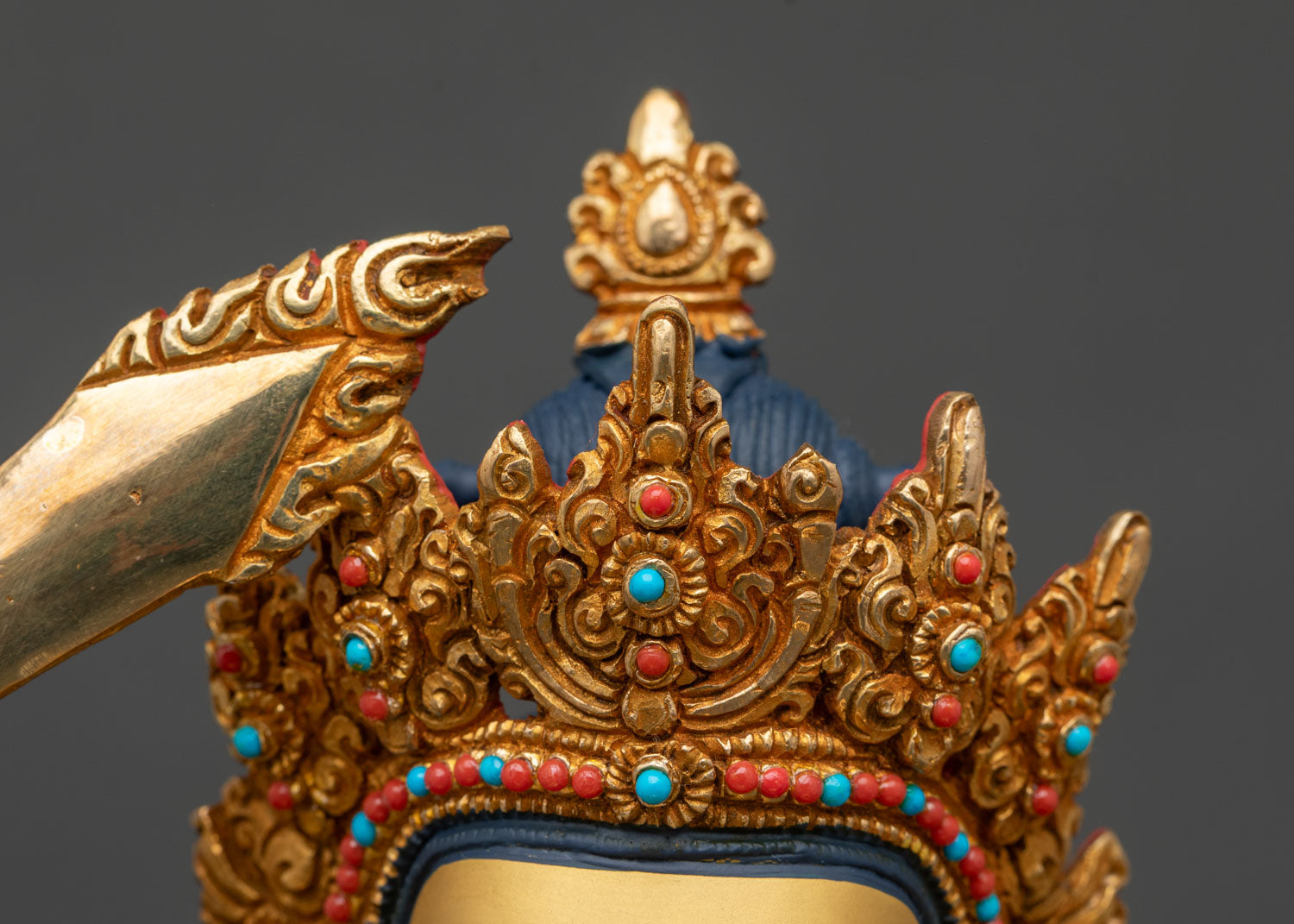 Sacred Manjushri Statue | Traditional Himalayan Art