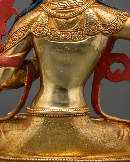 Sacred Manjushri Statue | Traditional Himalayan Art