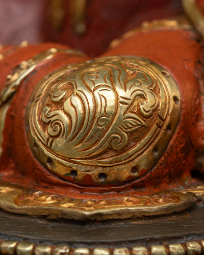 Green Tara Statue | Hand-Painted Nepali Buddhist Art