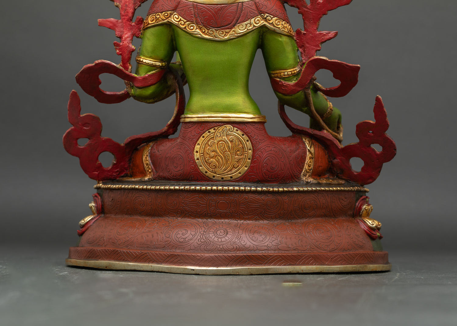 Green Tara Statue | Hand-Painted Nepali Buddhist Art