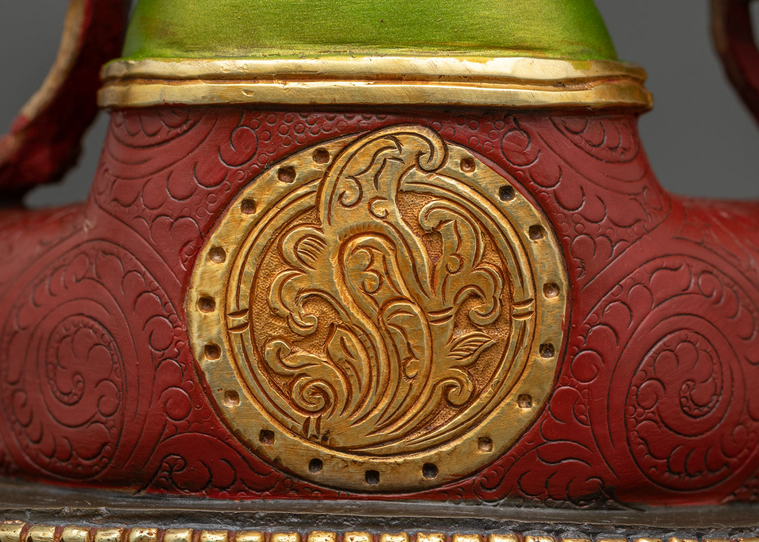 Green Tara Statue | Hand-Painted Nepali Buddhist Art