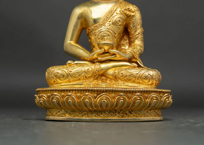 Handmade Amitabha Buddha Statue for Meditation & Mindfulness