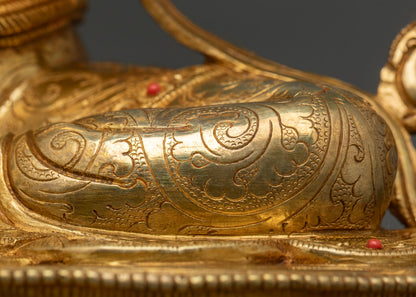 Green Tara Statue | Handcrafted Nepalese Copper Sculpture