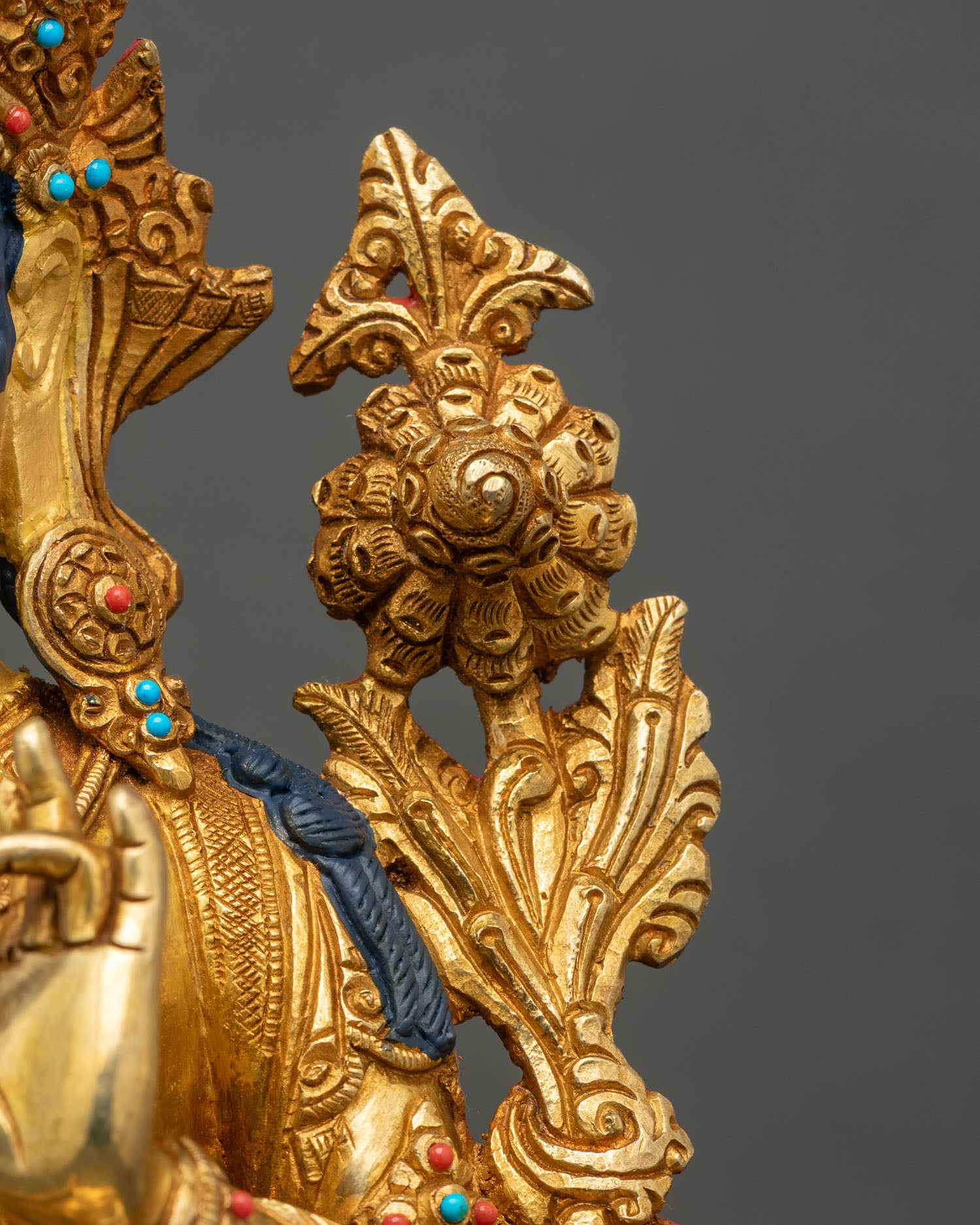 Green Tara Statue | Handcrafted Nepalese Copper Sculpture