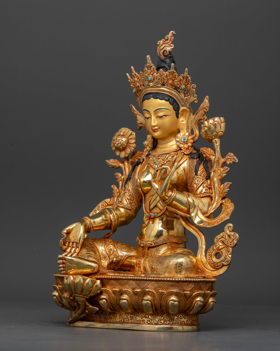 Emerald Grace: The Statue of Green Tara