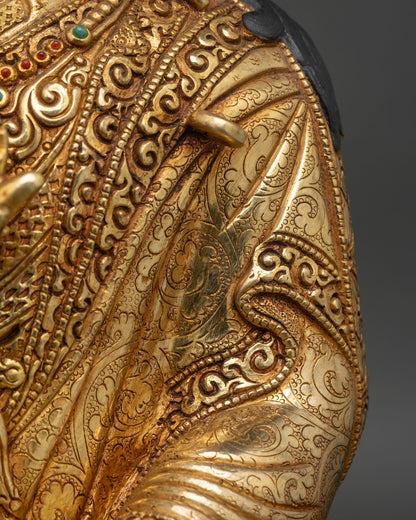 Lama Orgyen Norlha Statue | Buddhist Prosperity Guru Artwork