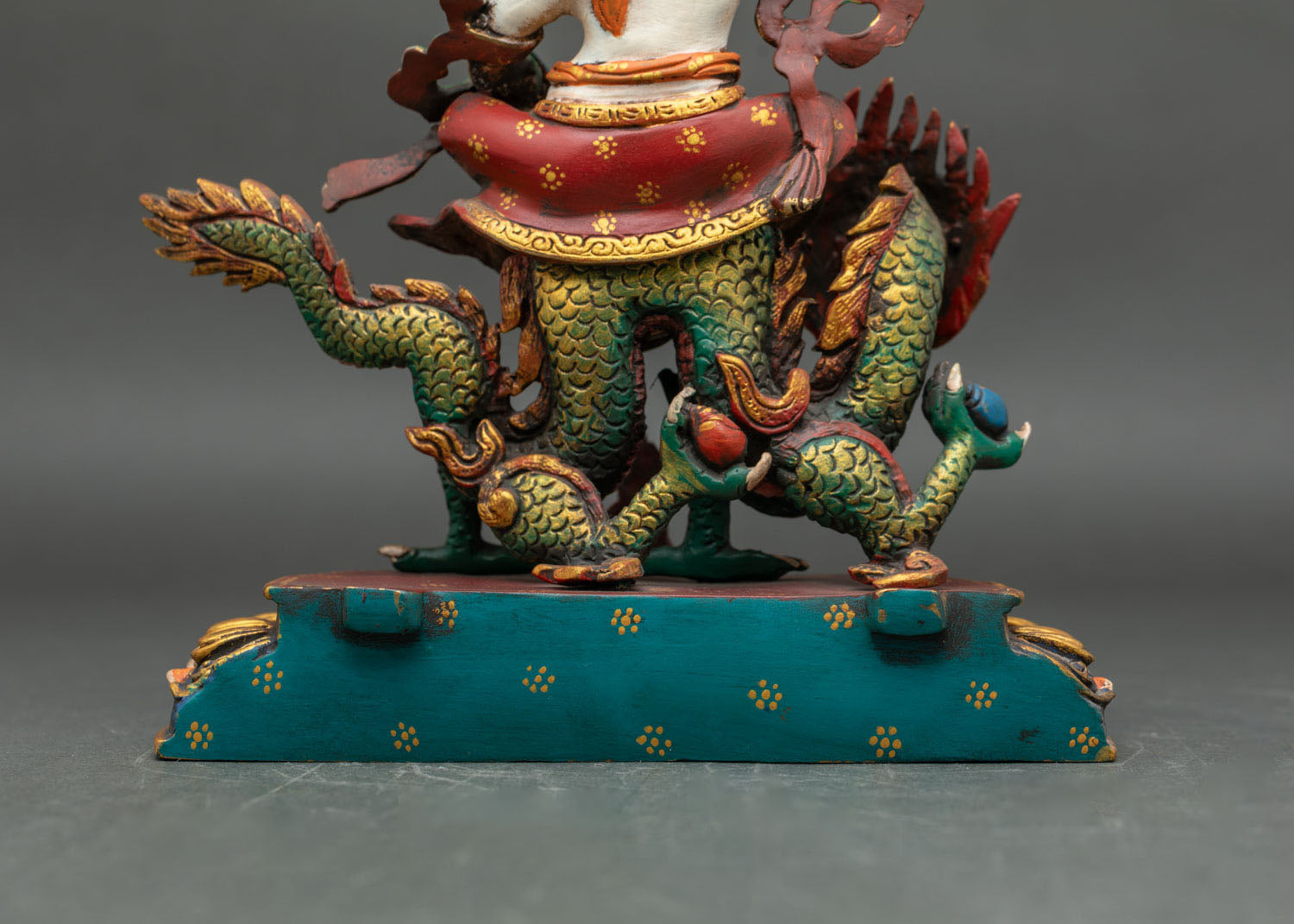 White Dzambhala Statue | Wealth & Fortune Deity Figurine