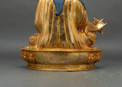 Tibetan Guru Rinpoche Statue | Spiritual Art from Kathmandu Nepal