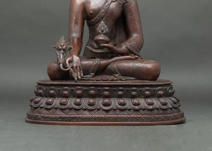Medicine Buddha Statue | Tibetan Healing Buddha Art