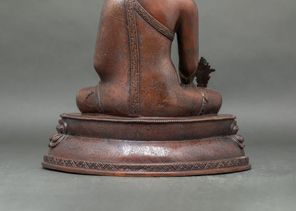 Medicine Buddha Statue | Tibetan Healing Buddha Art
