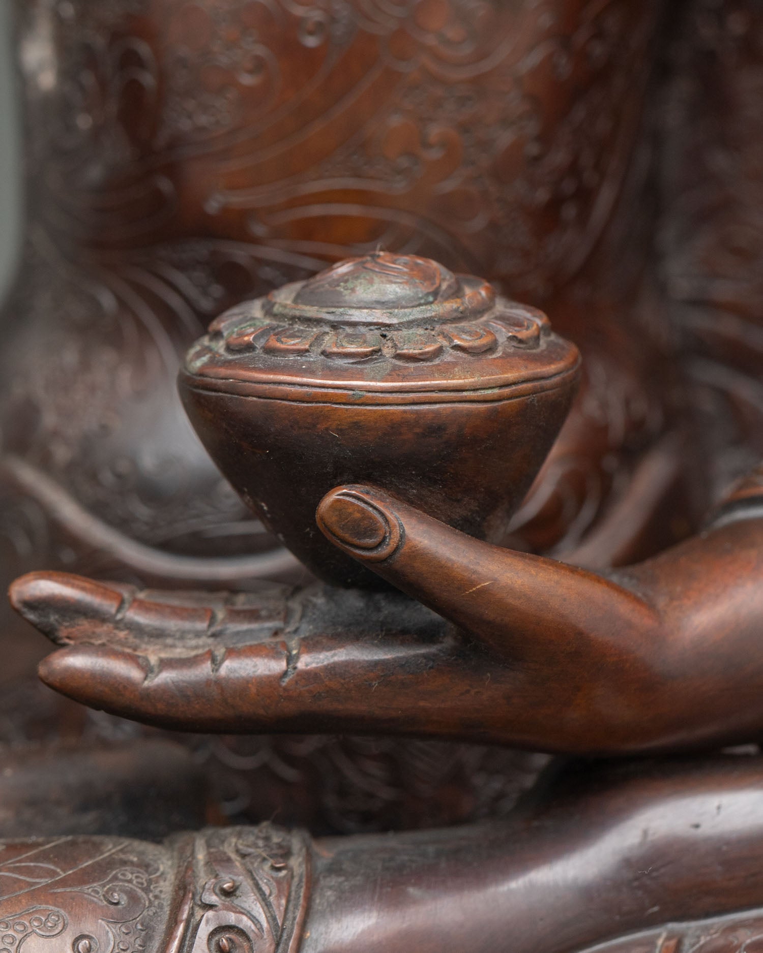 Shakyamuni Buddha Tibetan Statue | Handcrafted Copper Sculpture