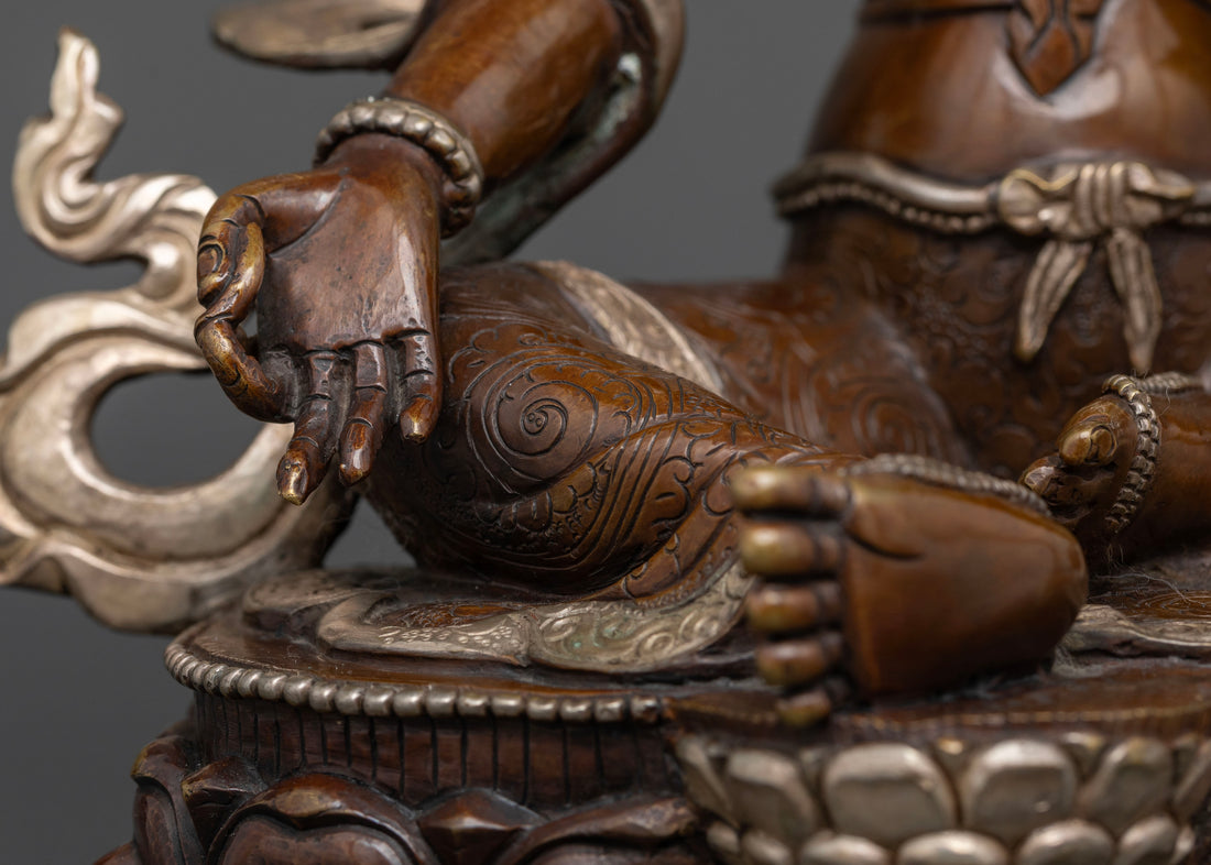 The Timeless Beauty of the Oxidized Green Tara Statue