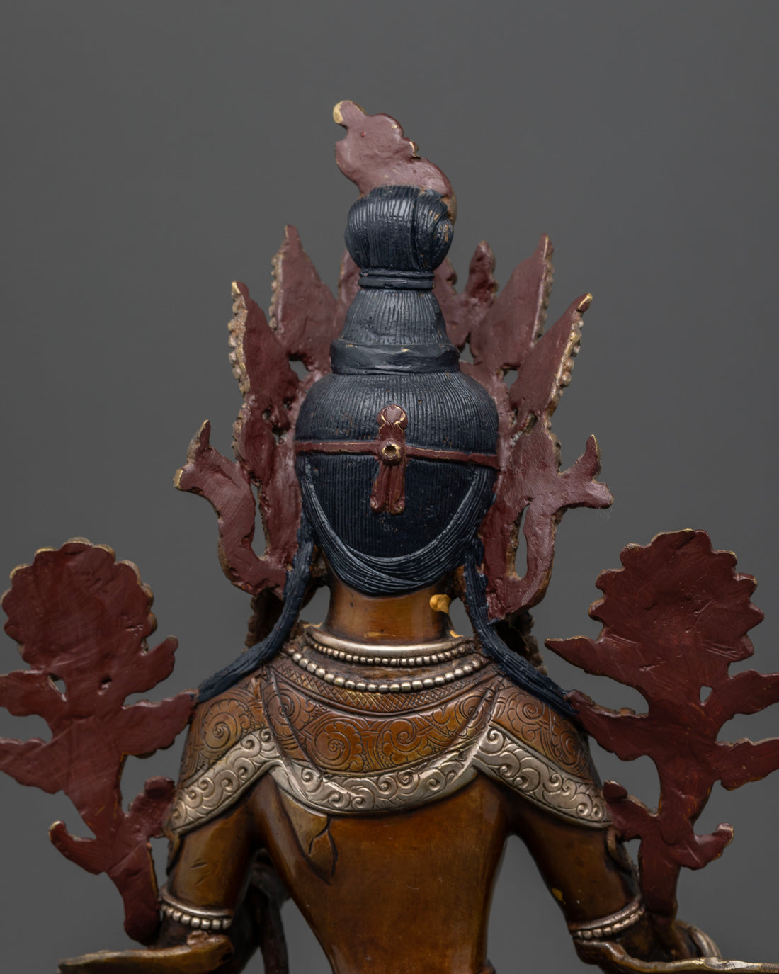 The Timeless Beauty of the Oxidized Green Tara Statue