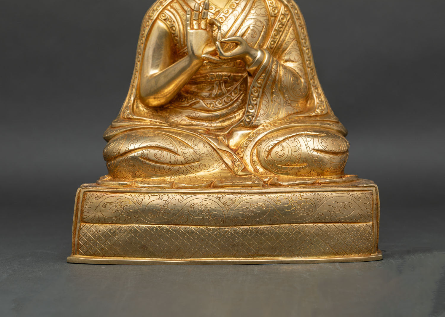 Dusum Khyenpa Statue | First Karmapa Buddhist Art from Nepal