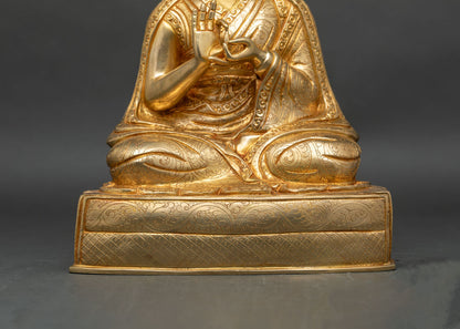 Dusum Khyenpa Statue | First Karmapa Buddhist Art from Nepal