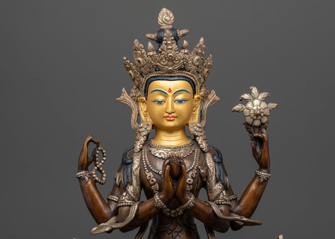 Exquisite Chenrezig Statue