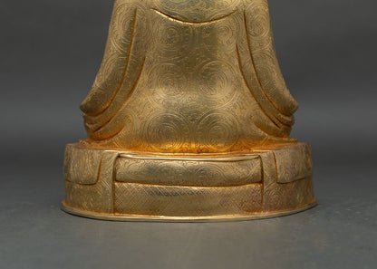 Dusum Khyenpa Statue | First Karmapa Buddhist Art from Nepal