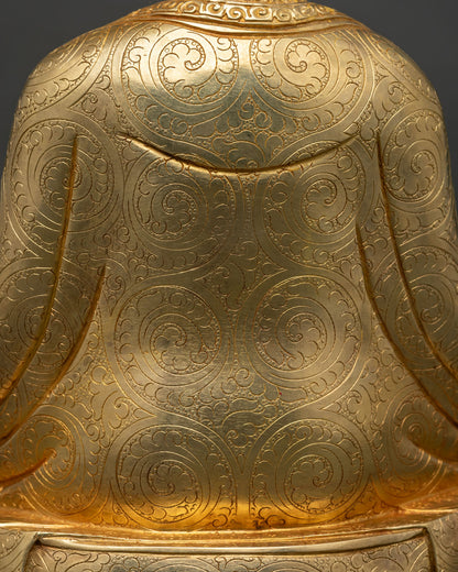 Dusum Khyenpa Statue | First Karmapa Buddhist Art from Nepal