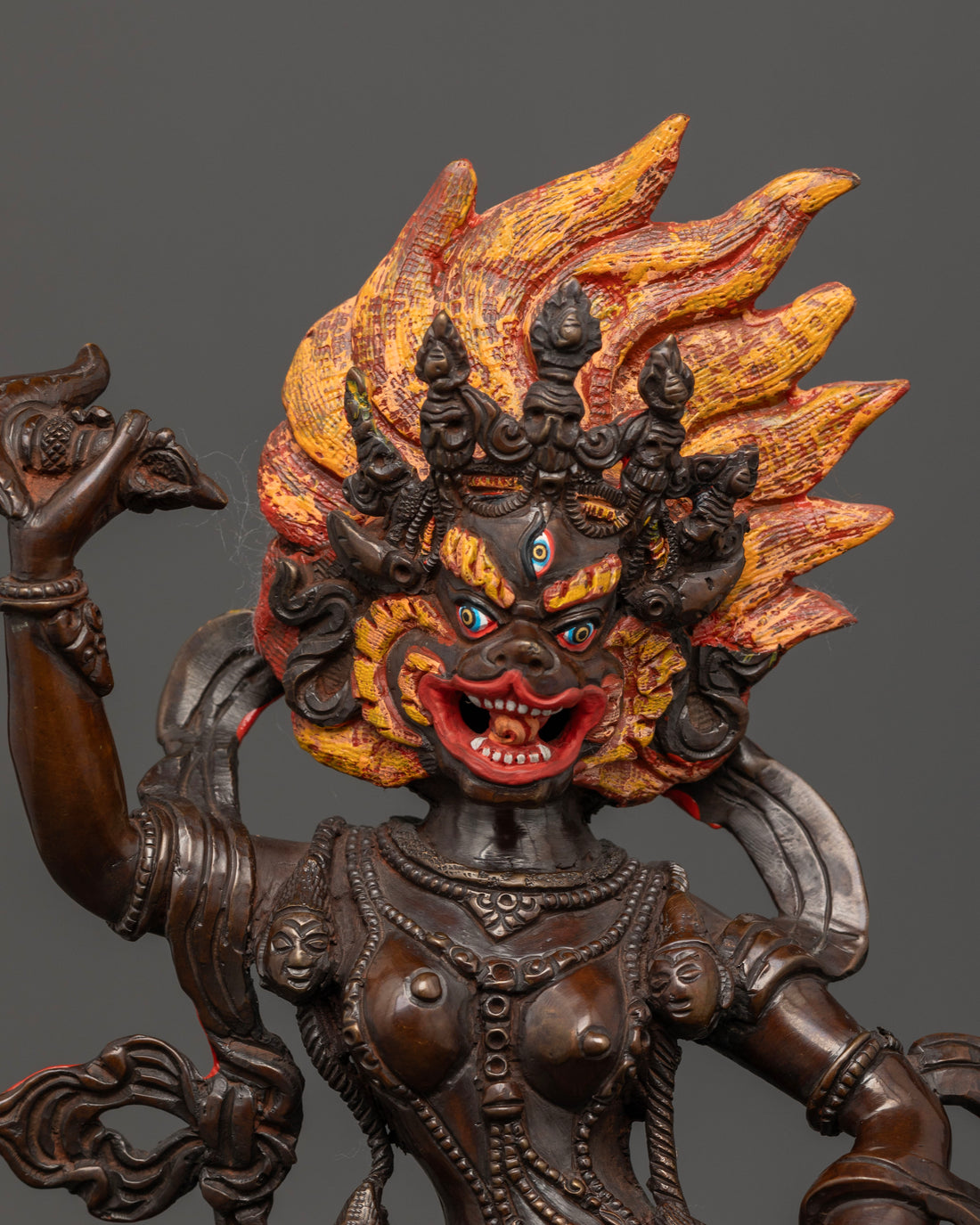 Magnificent Singha Mukha Statue