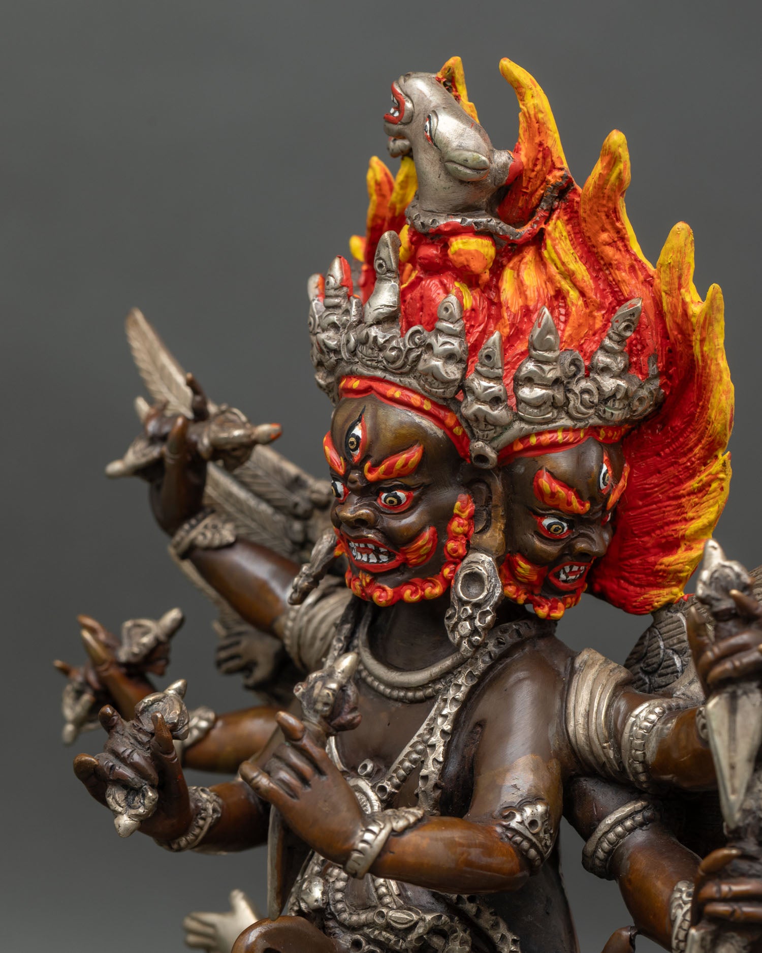 Vajrakilaya Statue | Traditional Buddhist Art for Altar Decor