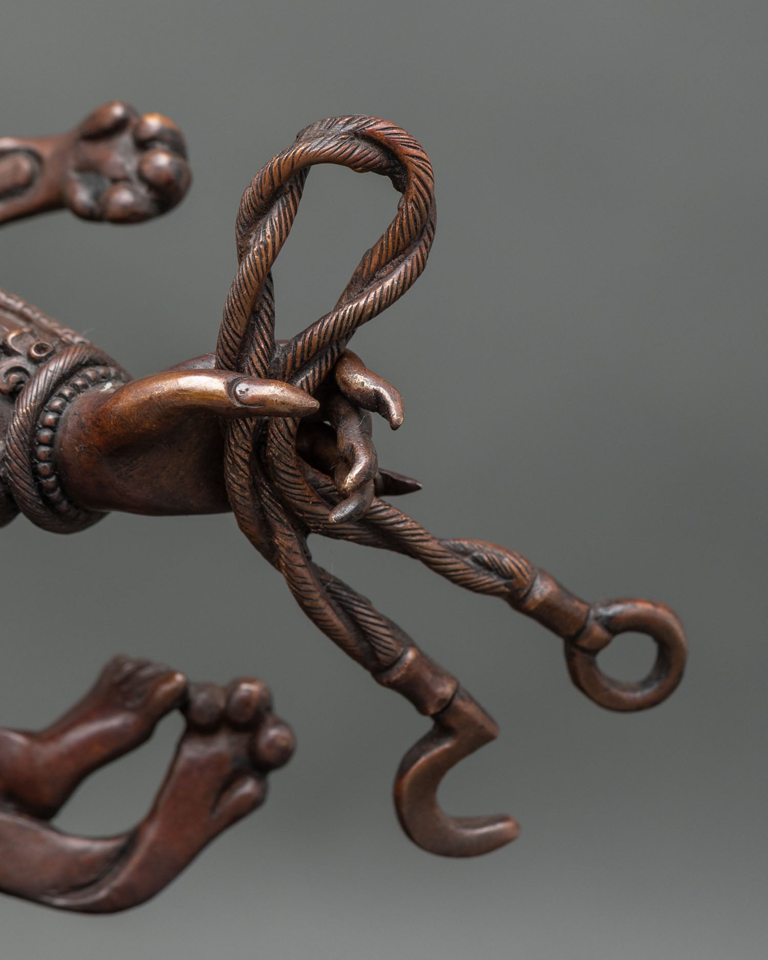 Hayagriva Statue | Oxidized Copper Artwork from Nepal