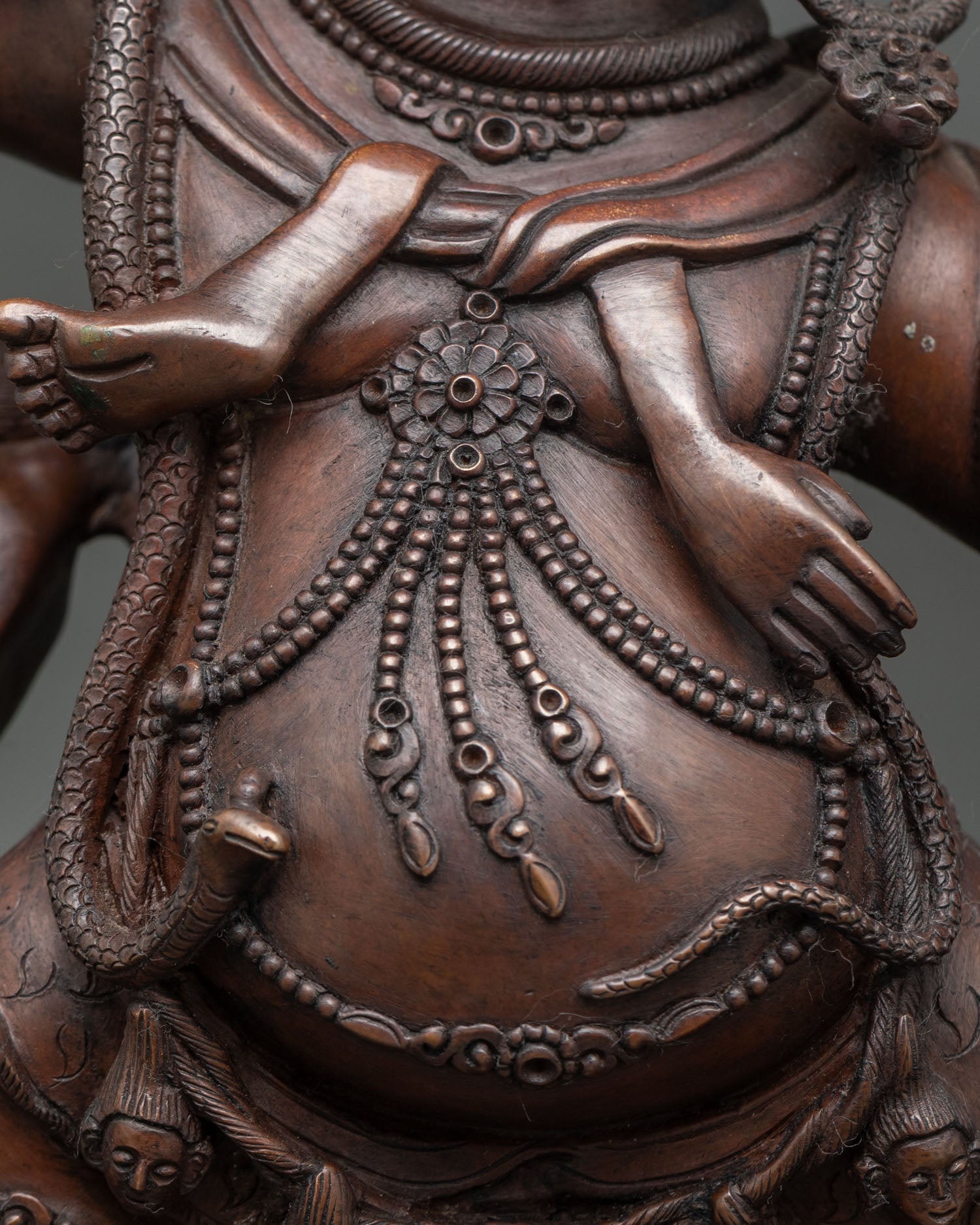 Hayagriva Statue | Oxidized Copper Artwork from Nepal