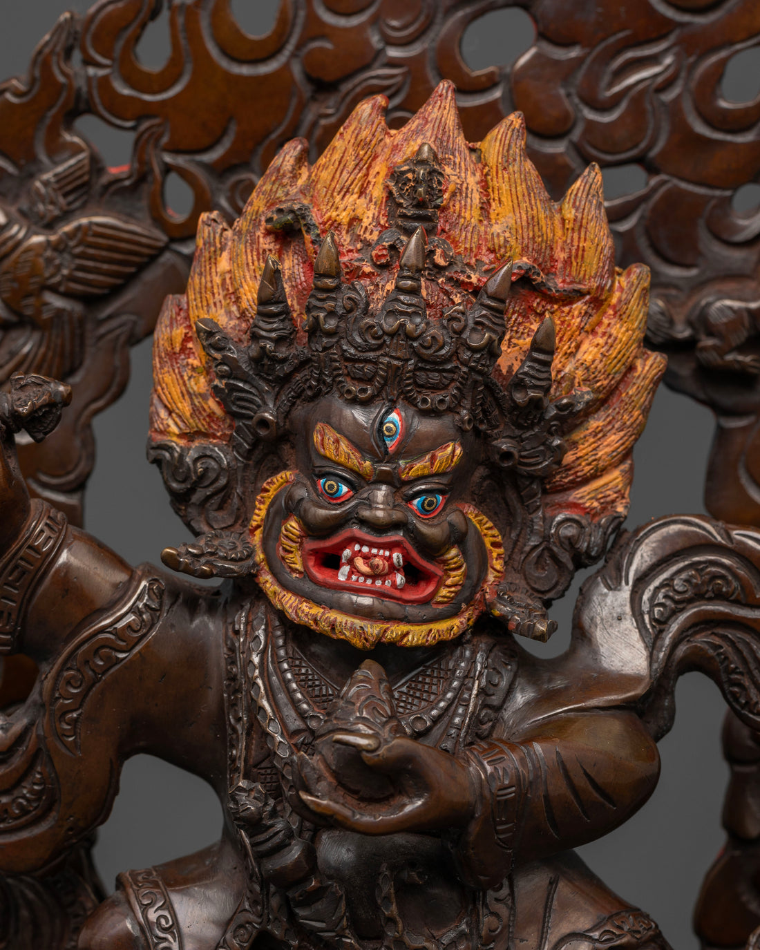 Majestic Mahakala Bernagchen Statue