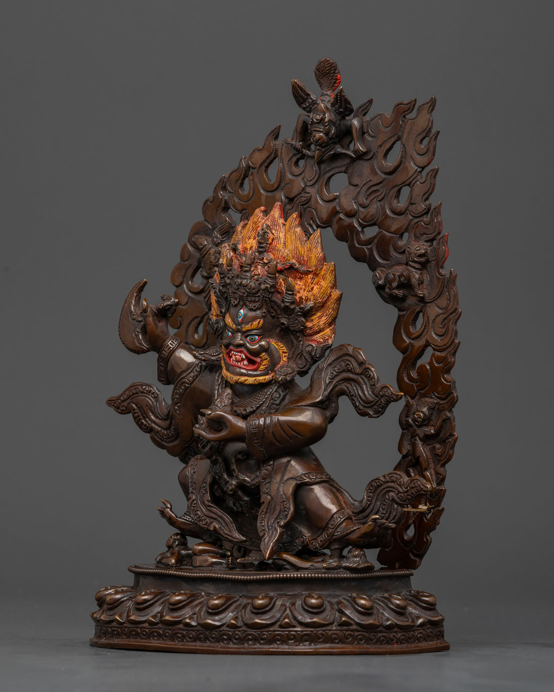 Majestic Mahakala Bernagchen Statue