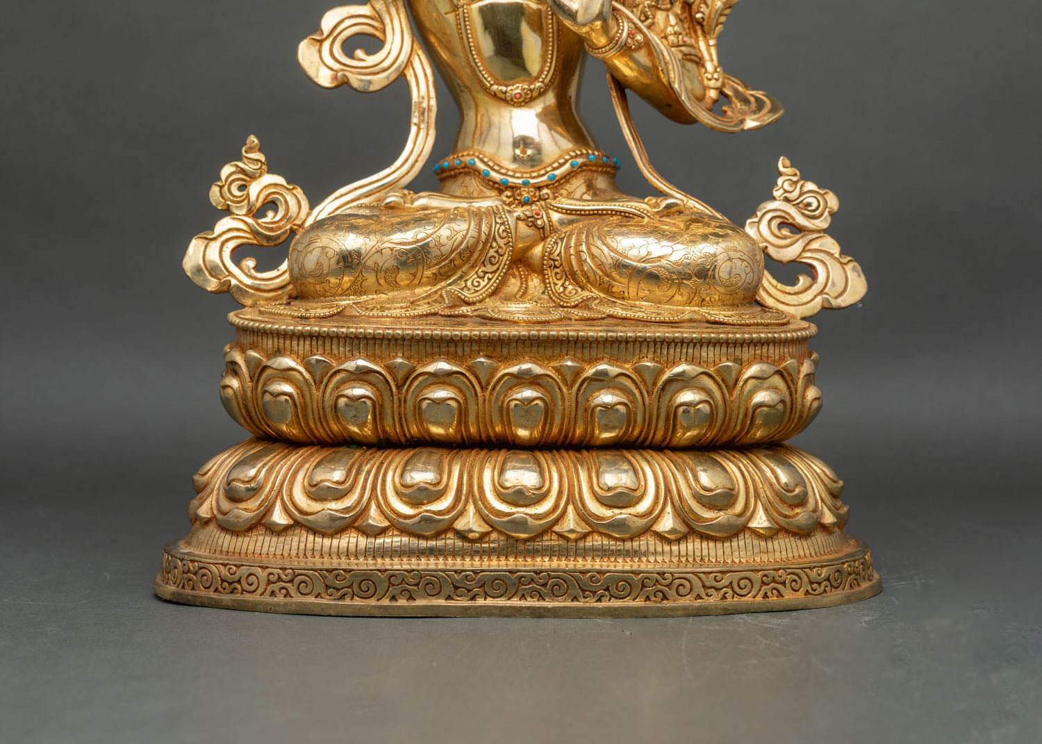 Beautiful Manjushri Statue | Tibetan Buddhist Wisdom Figure